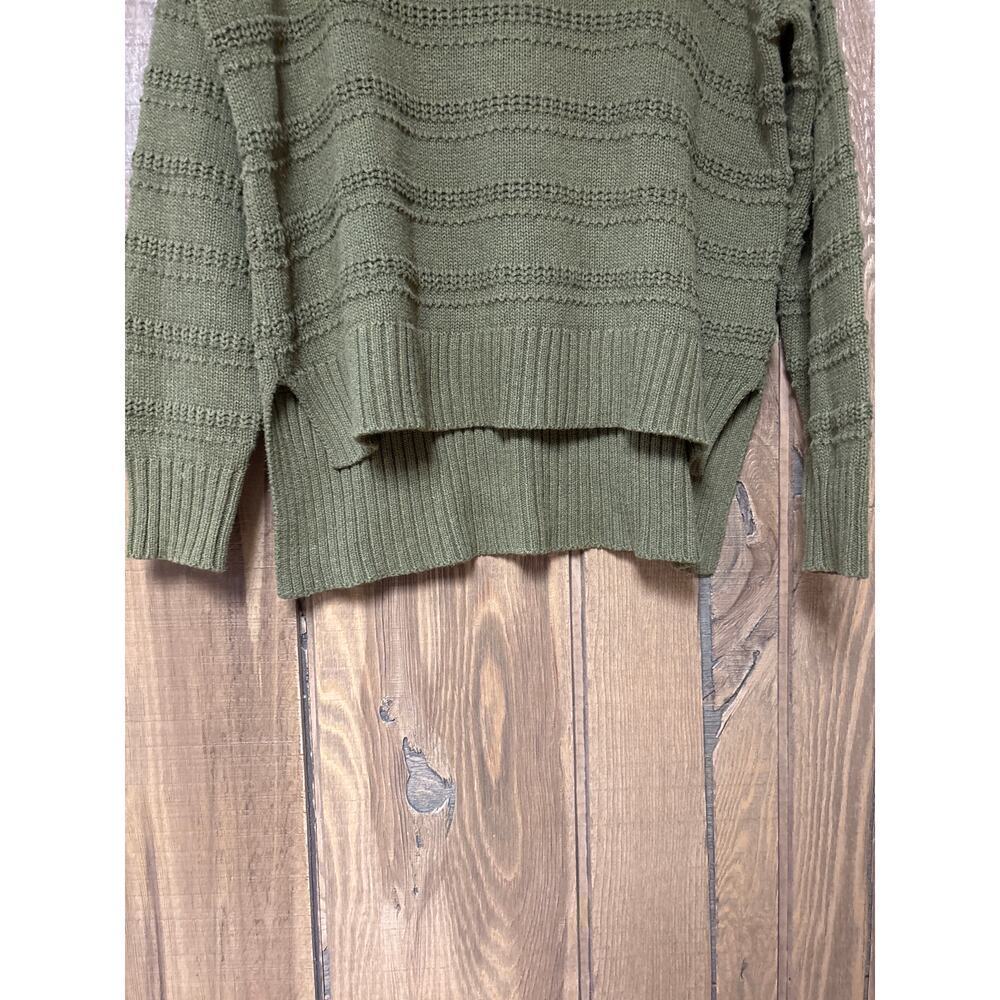 Cupcakes and Cashmere Chunky Knit Grungy Gorpcore High Lo Soft Comfy Sweater M - Picture 5 of 8